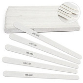 50 tk/pakk Professionaalne maniküür Lihvimine küünekunsti viil Tilk Hall Poola Liivapaber 100/180 180/240 Natural Nails Buffer Block