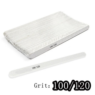 50 tk/pakk Professionaalne maniküür Lihvimine küünekunsti viil Tilk Hall Poola Liivapaber 100/180 180/240 Natural Nails Buffer Block