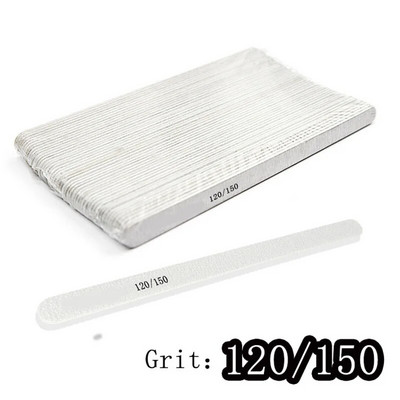 50 tk/pakk Professionaalne maniküür Lihvimine küünekunsti viil Tilk Hall Poola Liivapaber 100/180 180/240 Natural Nails Buffer Block