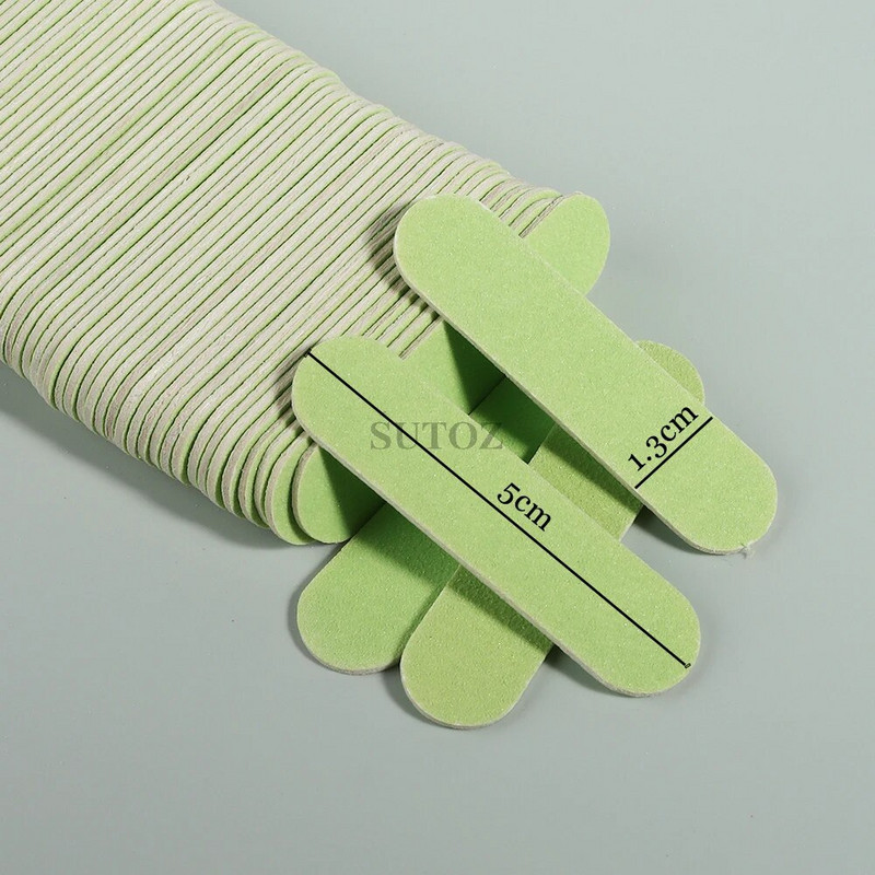 50/100 kom Dvostrane mini turpije za nokte Masivno uklanjanje gel laka Profesionalni pufer za nokte Manikura brušenje alati za poliranje NTCX