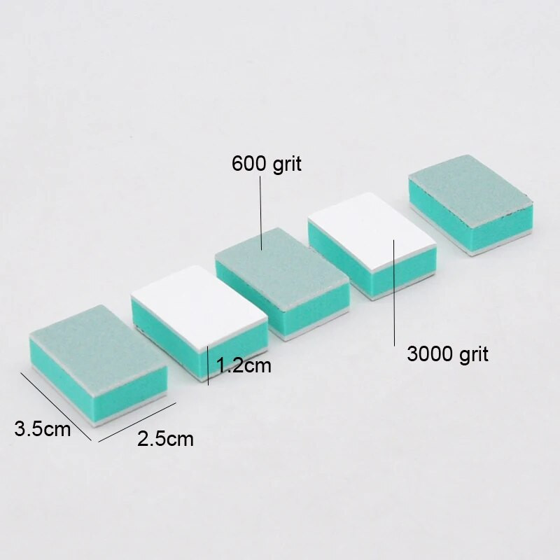 10/20/50 τμχ/τσάντα Nail Buffer File Block Εργαλείο τέχνης νυχιών διπλής όψης UV Gel Polisher Mini Polishing Care Salon Pedicure Manicure