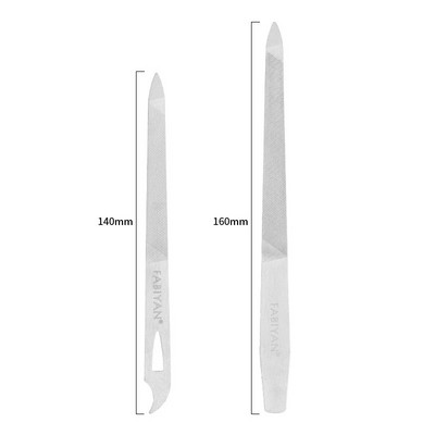 Šipka za turpiju za nokte Nehrđajući čelik s dvostranim puferom za brušenje prstiju Lak za uklanjanje zanoktica Akrilni gel Alati za manikuru i pedikuru