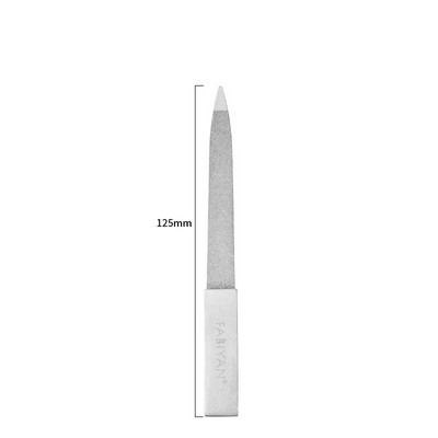 Šipka za turpiju za nokte Nehrđajući čelik s dvostranim puferom za brušenje prstiju Lak za uklanjanje zanoktica Akrilni gel Alati za manikuru i pedikuru