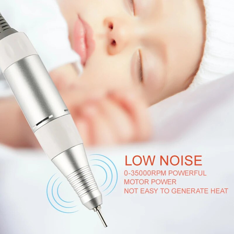 Električna bušilica za nokte 35000 RPM Drška Turpija Stroj za brušenje Nasadnik Alat za manikuru Pedikura Alat za uređenje noktiju