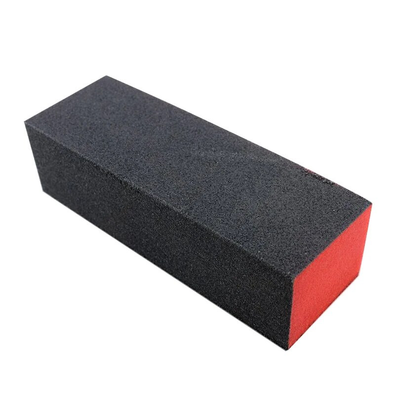 10 tk Oranži värvi küünekunsti läikiv puhver Poleerimisplokk lihvimisviil maniküüri küünekunsti näpunäited