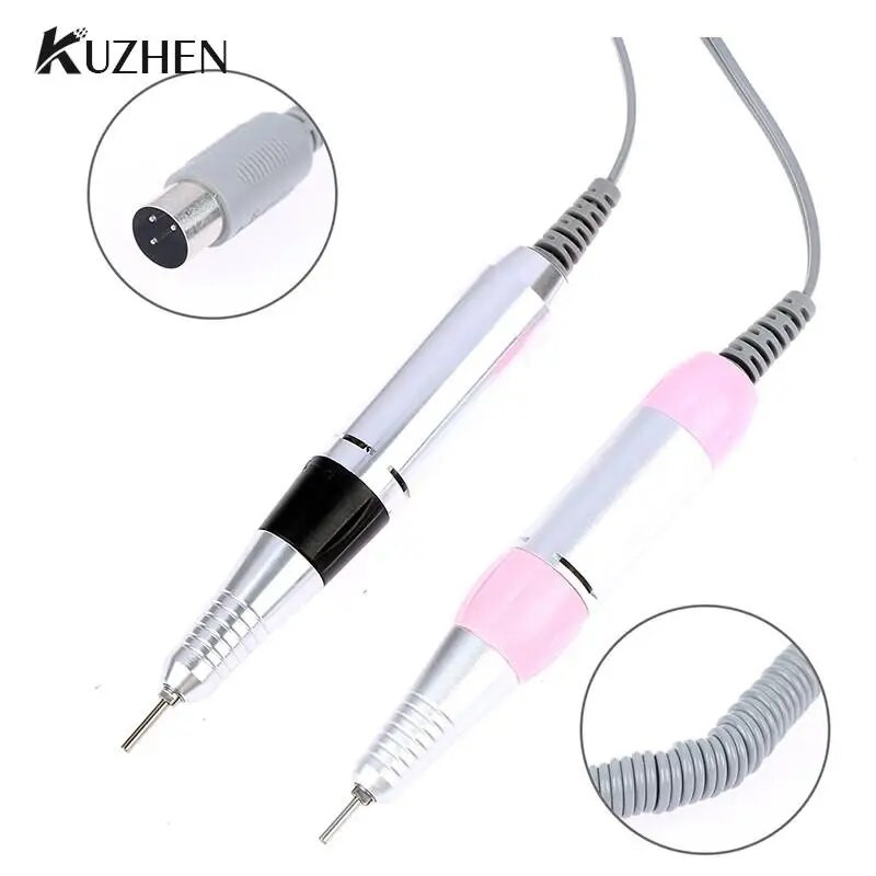 Jaunināts nagu dzirnaviņas rokturis 30000 RPM alumīnija sakausējuma nagu urbjmašīnas rokturis