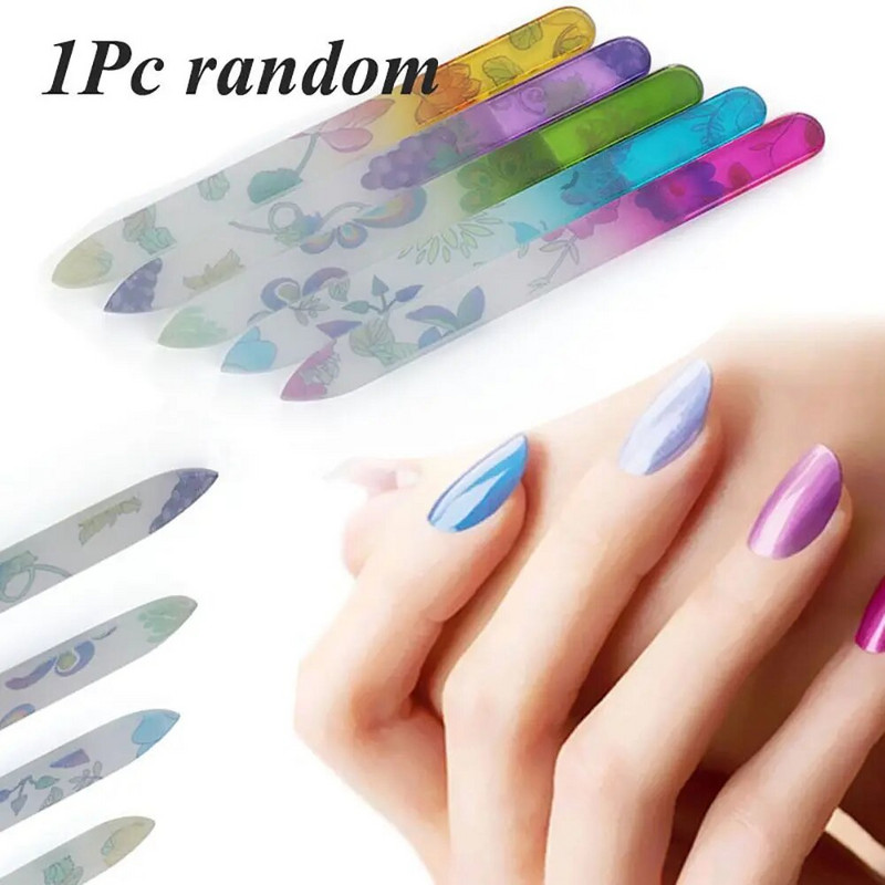 Professionaalne 14 cm värviline trükkimine klaasist küüneviili trükkimine kristallklaasist küüneviil Flash küünelaki tööriist