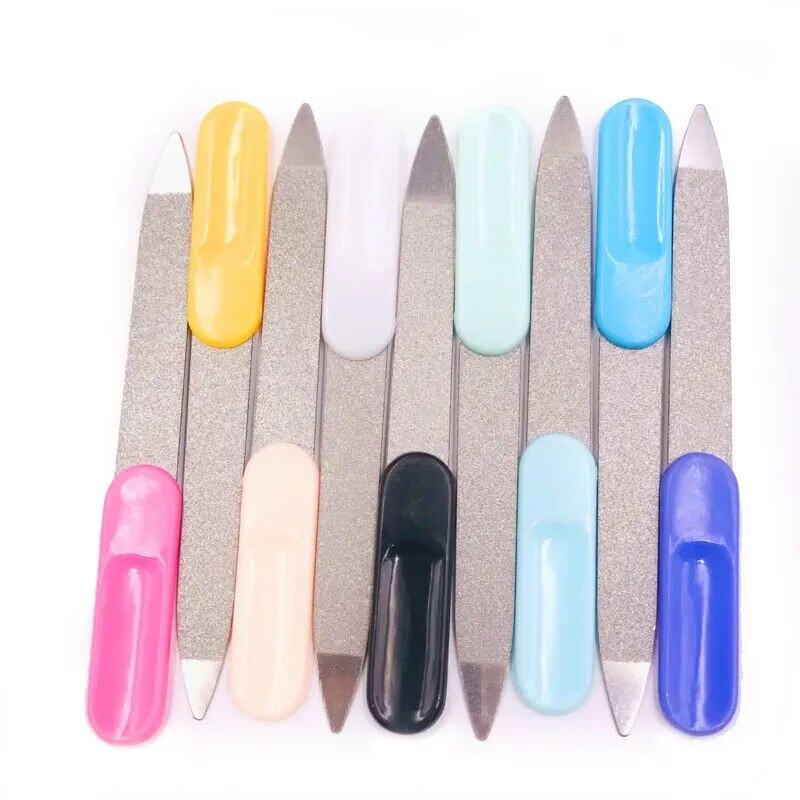 10 tk roostevaba topelt küüneviilid metallist lihvimisviil pediküüri hooldus professionaalseks sõrme varvaste küünehoolduseks maniküüri tööriistade komplektid