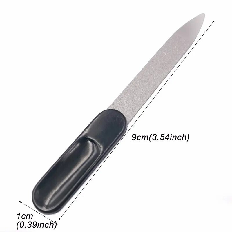 10 tk roostevaba topelt küüneviilid metallist lihvimisviil pediküüri hooldus professionaalseks sõrme varvaste küünehoolduseks maniküüri tööriistade komplektid