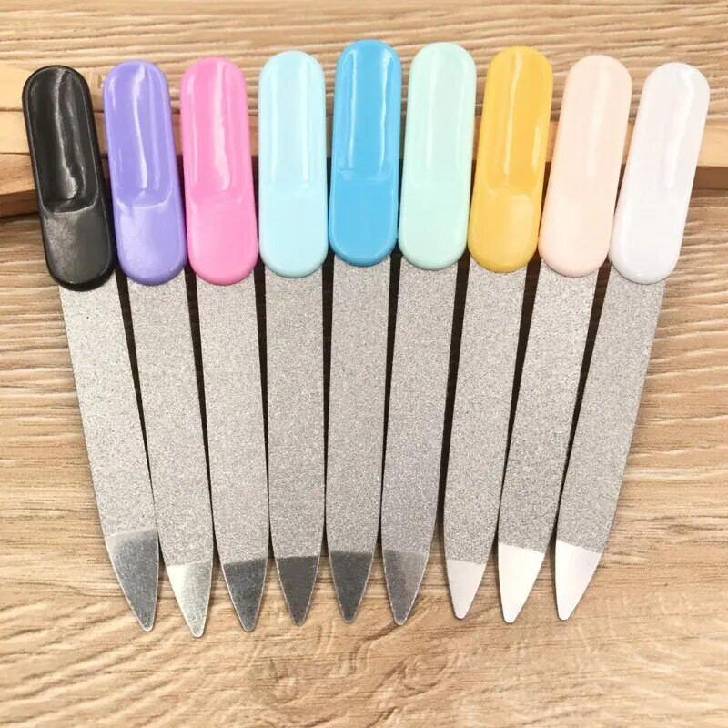 10 tk roostevaba topelt küüneviilid metallist lihvimisviil pediküüri hooldus professionaalseks sõrme varvaste küünehoolduseks maniküüri tööriistade komplektid