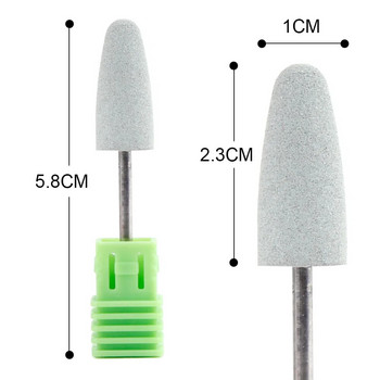 Силиконови керамични нокти Бормашина за полиране Средство за премахване на гума Електрически машини за маникюр Фреза за шлифоване Буферна пила