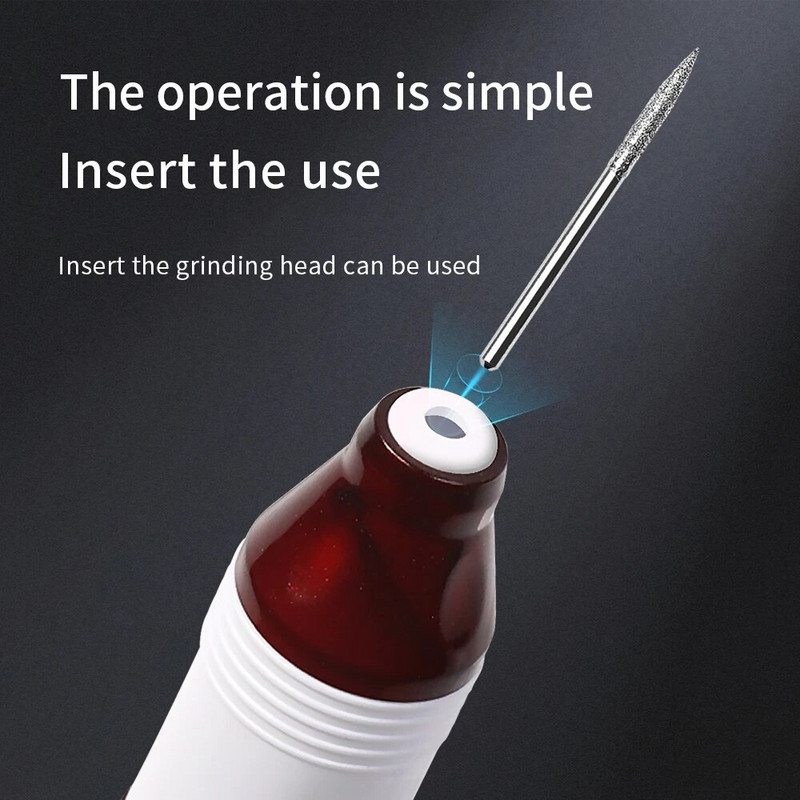 CNHIDS-i kaasaskantav mini elektriline puurmasin küünekunsti varustus USB-maniküüri freesi komplekt koos lihvimispeaga küüneviili tööriistaga