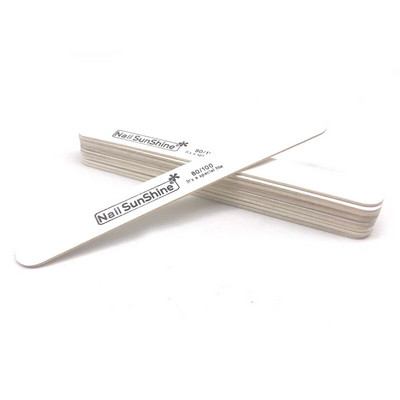 10 tk Tugevad paksud puidust küüneviilid 180/240 120/180 240/320 100/150 Lima Buffer Maniküür küünte Sunshine puidust lihvimisküüneviil