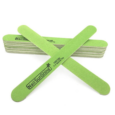 10 tk Tugevad paksud puidust küüneviilid 180/240 120/180 240/320 100/150 Lima Buffer Maniküür küünte Sunshine puidust lihvimisküüneviil