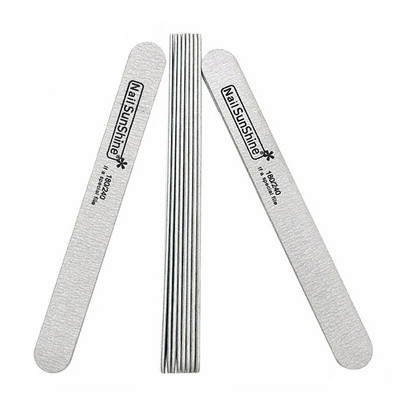 10 tk Tugevad paksud puidust küüneviilid 180/240 120/180 240/320 100/150 Lima Buffer Maniküür küünte Sunshine puidust lihvimisküüneviil