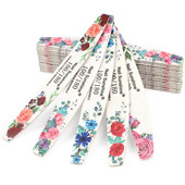 10 tk. Professionaalsed küüneviilid 100/180 lihvitav puit, tugev liivapaber Kahepoolsed küünepuhverplokid, viil Art küünetööriist