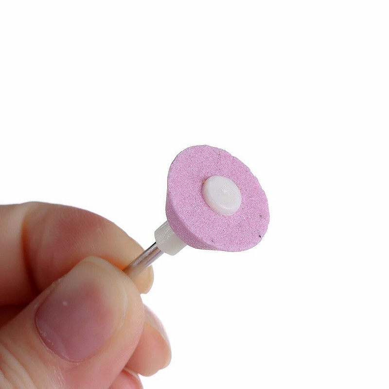 1 σετ Soft Polishing Felt Cone 5 σε 1 Ηλεκτρικές βούρτσες νυχιών λίμας νυχιών Buffer Polisher Drill Grinder Tools Μηχάνημα μανικιούρ νυχιών