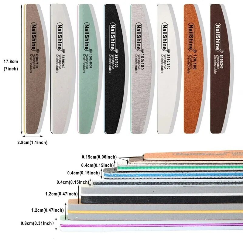 8db/doboz körömreszelő pufferkészlet gél polírozás csiszolás csiszolás szivacs körömreszelő készlet manikűr professzionális körömápolás szépségápolási eszközök