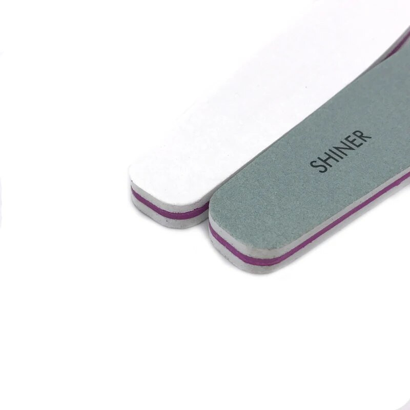 4gab nagu vīļu pulēšana nagiem Diamond 1000/4000 Double Side Buffer Block Shine nagu laka pulēšanas līdzeklis manikīrs nagu mākslas rīks