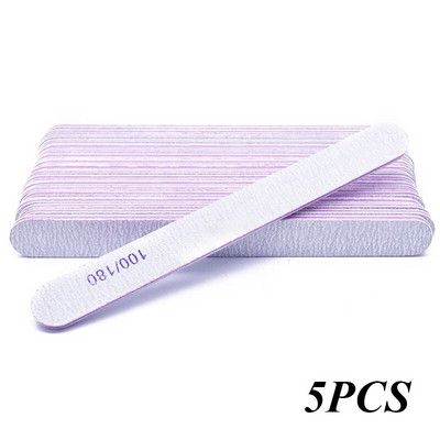 Professionaalne küüneviil 100/180 Half Moon liivapaberiviil lihvimine poleerimine küünetööriistad viilid küünte lihvimisseadmed maniküüriviil