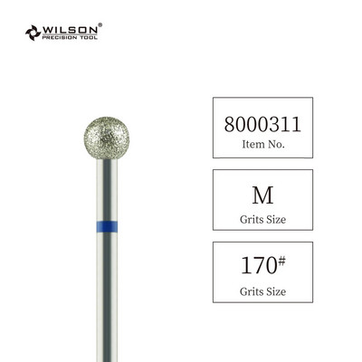 WILSONi kuulikujulised teemantotsakud-küünte tarvikud/tööriistad/maniküür/puurid