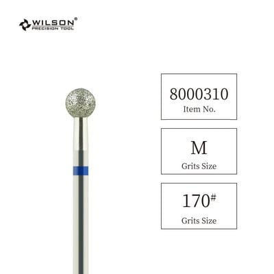 WILSONi kuulikujulised teemantotsakud-küünte tarvikud/tööriistad/maniküür/puurid