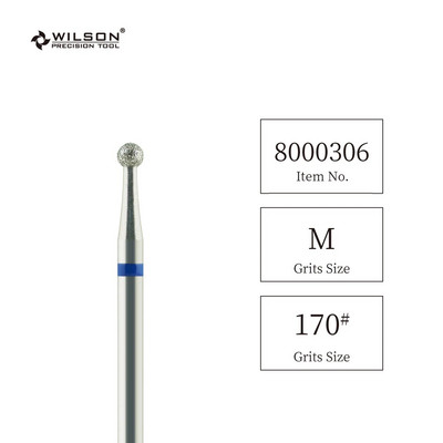 WILSONi kuulikujulised teemantotsakud-küünte tarvikud/tööriistad/maniküür/puurid