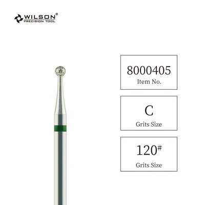 WILSONi kuulikujulised teemantotsakud-küünte tarvikud/tööriistad/maniküür/puurid
