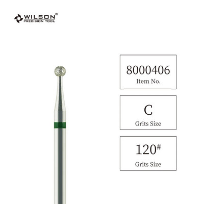 WILSONi kuulikujulised teemantotsakud-küünte tarvikud/tööriistad/maniküür/puurid