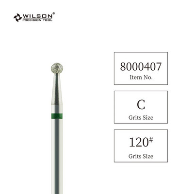 WILSONi kuulikujulised teemantotsakud-küünte tarvikud/tööriistad/maniküür/puurid