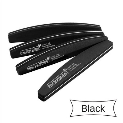 10 τεμ./Παρτίδα λίμες νυχιών γυαλόχαρτο 100 180 πολύχρωμα ρυθμιστικά νυχιών Αναλώσιμα μανικιούρ Limas Εργαλεία νυχιών τέχνης Shine Mmanicure File Tools