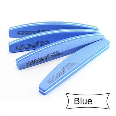 10 τεμ./Παρτίδα λίμες νυχιών γυαλόχαρτο 100 180 πολύχρωμα ρυθμιστικά νυχιών Αναλώσιμα μανικιούρ Limas Εργαλεία νυχιών τέχνης Shine Mmanicure File Tools