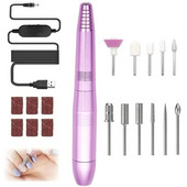 Elektriline küünelihvija ülikond kaasaskantav elektriline küüneviil geelküünte jaoks ülikond professionaalne küünepediküüri tööriist koos küünelakiga