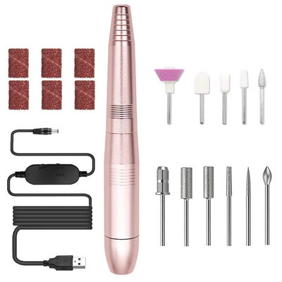 Elektriline küünelihvija ülikond kaasaskantav elektriline küüneviil geelküünte jaoks ülikond professionaalne küünepediküüri tööriist koos küünelakiga