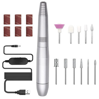 Elektriline küünelihvija ülikond kaasaskantav elektriline küüneviil geelküünte jaoks ülikond professionaalne küünepediküüri tööriist koos küünelakiga