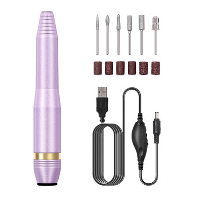 LULAA Nail Art Electric Drill Machine Μανικιούρ Σετ νυχιών Σετ πεντικιούρ Milling Cutter Polisher Nail Drill Equipment