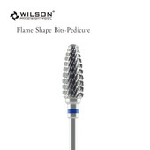 WILSON Flame Shape Uklanja žuljeve stopala Svrdlo od karbida za pedikuru Nail Art Svrdlo za liječenje žuljeva Svrdlo za nokte Različite vrste