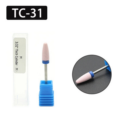 OGEYERO keraamiline frees maniküür küünepuurid Elektrilised küüneviilid Roosad Sinised Lihvimisveskid Lõikeriistade tarvikud