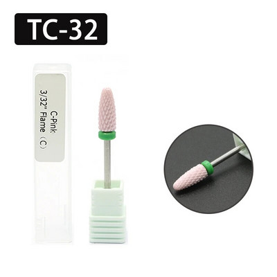 OGEYERO keraamiline frees maniküür küünepuurid Elektrilised küüneviilid Roosad Sinised Lihvimisveskid Lõikeriistade tarvikud