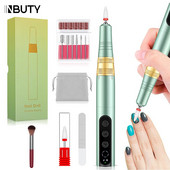 INBUTY 35000RPM bušilica za nokte punjiva za manikuru akrilni nokti gel lak za profesionalno glodanje turpija za nokte Salon alat
