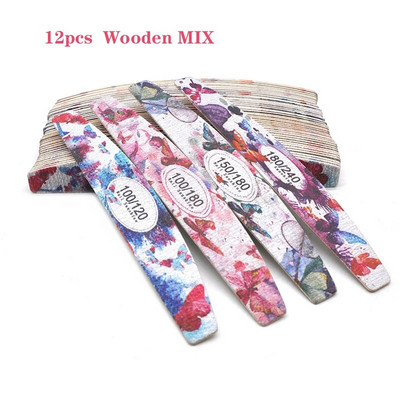 3/6/8/12 tk/komplekt küüneviilid sõbrapäevaks armastus maniküür UV poleerimispuhver pulmakingitused küünte lihvimine aksessuaarid