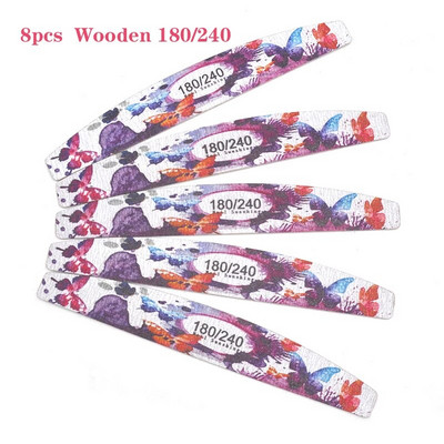 3/6/8/12 tk/komplekt küüneviilid sõbrapäevaks armastus maniküür UV poleerimispuhver pulmakingitused küünte lihvimine aksessuaarid