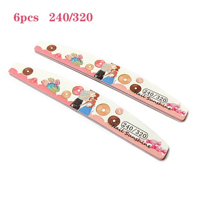 3/6/8/12 tk/komplekt küüneviilid sõbrapäevaks armastus maniküür UV poleerimispuhver pulmakingitused küünte lihvimine aksessuaarid