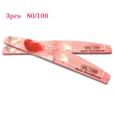 3/6/8/12 tk/komplekt küüneviilid sõbrapäevaks armastus maniküür UV poleerimispuhver pulmakingitused küünte lihvimine aksessuaarid