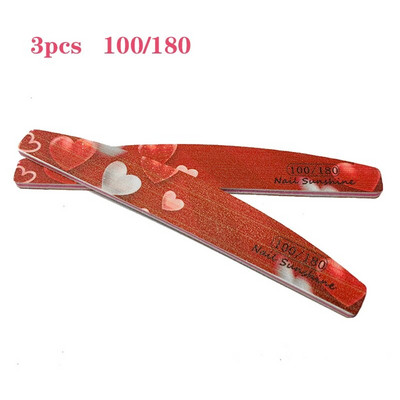 3/6/8/12 tk/komplekt küüneviilid sõbrapäevaks armastus maniküür UV poleerimispuhver pulmakingitused küünte lihvimine aksessuaarid