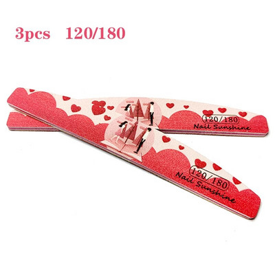 3/6/8/12 tk/komplekt küüneviilid sõbrapäevaks armastus maniküür UV poleerimispuhver pulmakingitused küünte lihvimine aksessuaarid