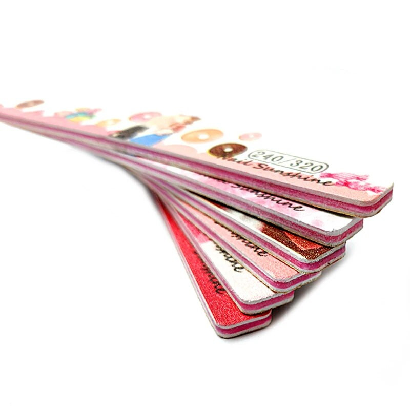 3/6/8/12 tk/komplekt küüneviilid sõbrapäevaks armastus maniküür UV poleerimispuhver pulmakingitused küünte lihvimine aksessuaarid