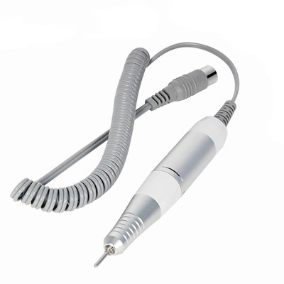 Profesionāla elektriskā nagu urbjmašīna nerūsējošā tērauda roktura manikīra urbjmašīna un aksesuārs 30000RPM nagu keramikas aprīkojuma rīks