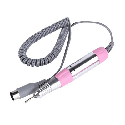 Profesionāla elektriskā nagu urbjmašīna nerūsējošā tērauda roktura manikīra urbjmašīna un aksesuārs 30000RPM nagu keramikas aprīkojuma rīks