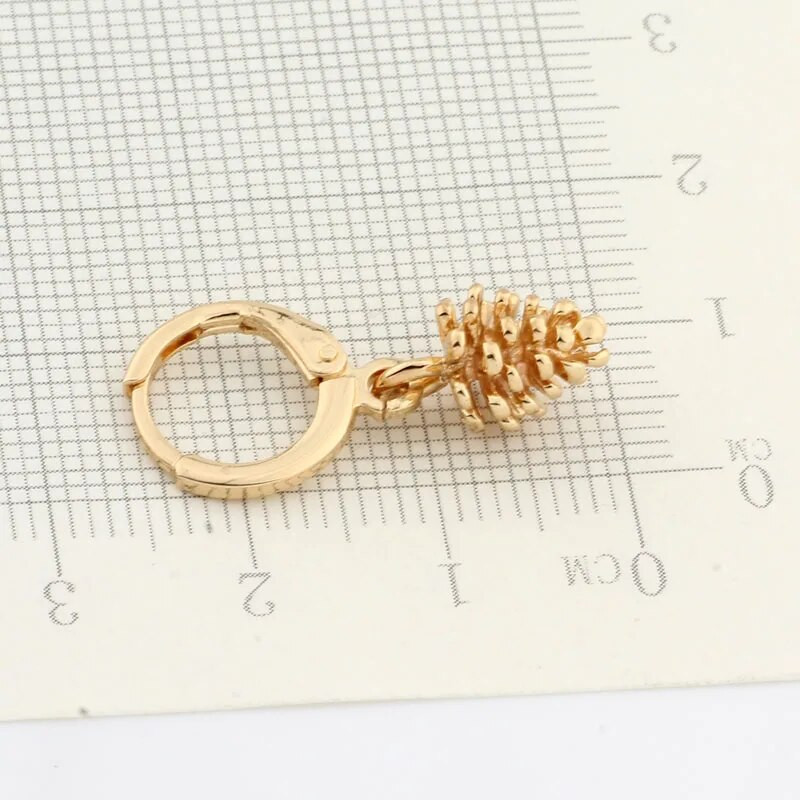 Aukso spalvos papuošalų rinkiniai augalo formos auskarai ir kaklo papuošalai moterims 2022 m. prabangių prekių ženklų rinkiniai